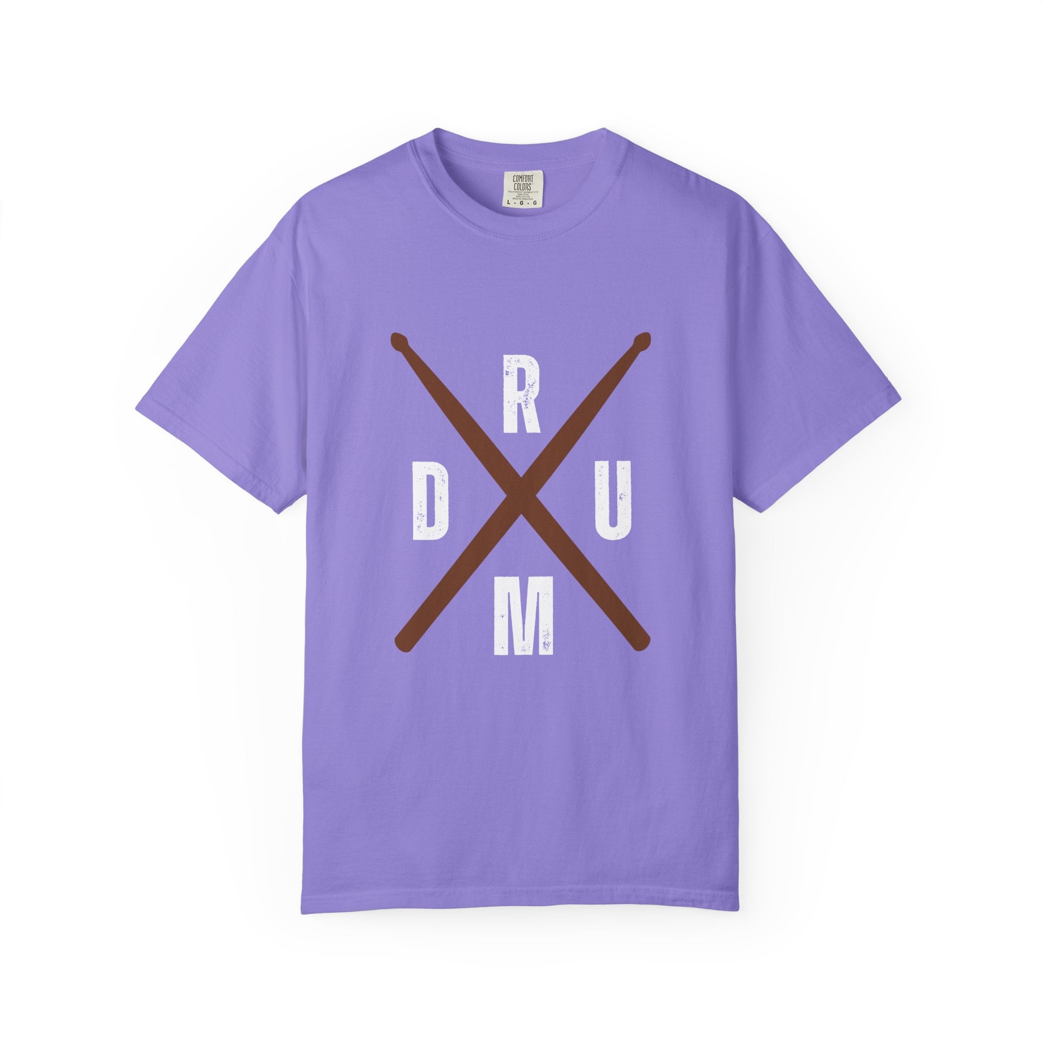 Drumstick Cross T-Shirt - Drummer Graphic Tee