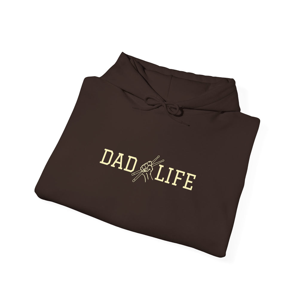 Dad Life Drummer Hoodie – Drumming Dad Sweatshirt
