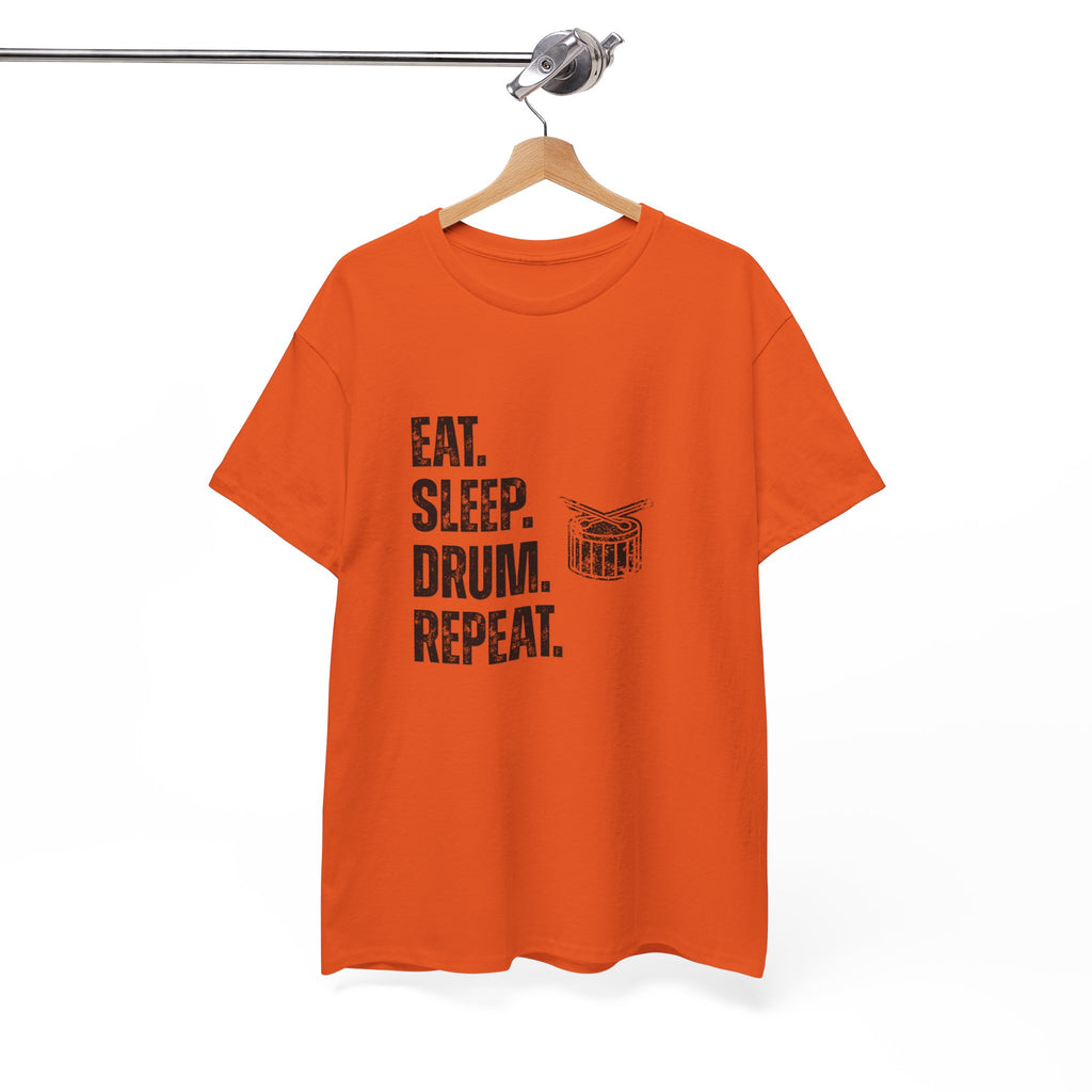Eat Sleep Drum Repeat T-Shirt - Drummer Graphic Tee