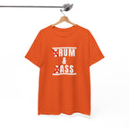 Drum and Bass T-Shirt - Funny Drummer Graphic Tee Rum & Ass Music Shirt