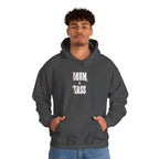 Drum and Bass Hoodie - Funny Drummer Sweatshirt Rum & Ass Money Music Pullover