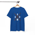 Drumsticks Crossed T-Shirt - Drummer Graphic Tee Drum Musician Shirt