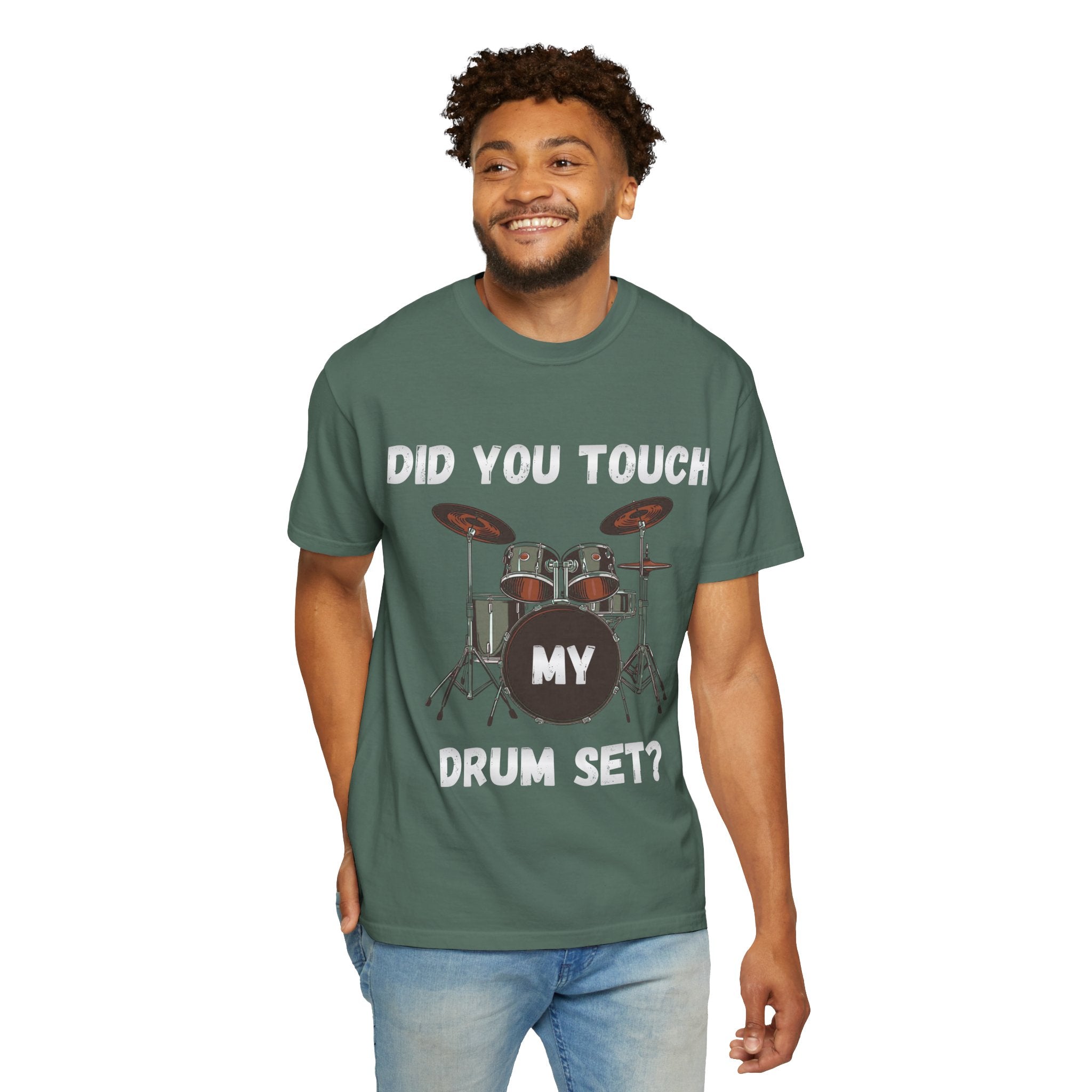 Did You Touch My Drum Set - Step Brothers Graphic Tee
