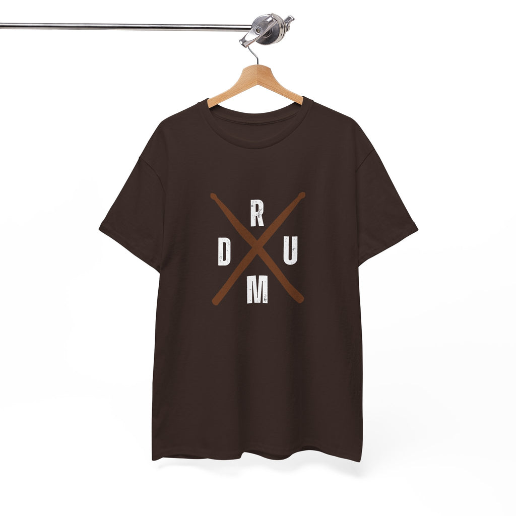 Drumsticks Crossed T-Shirt - Drummer Graphic Tee Drum Musician Shirt