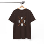 Drumsticks Crossed T-Shirt - Drummer Graphic Tee Drum Musician Shirt