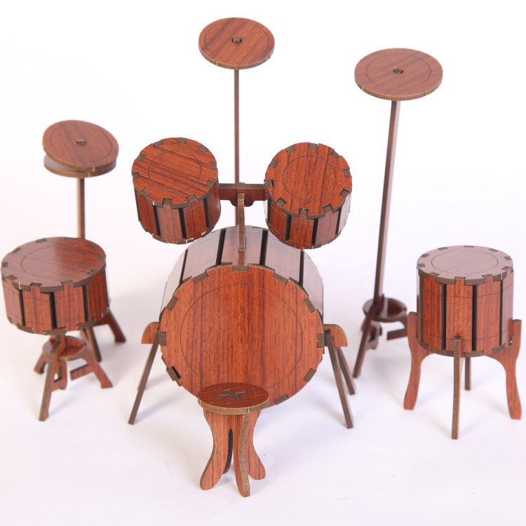 3D Musical Instrument Puzzle – Creative Wooden Model Kit