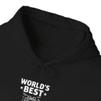 World's Best Drummer Dad Hoodie - Drumming Gift for Dad, Drummer Father's Day Sweatshirt, Music Lover Dad Hoodie, Percussion Gift for Him