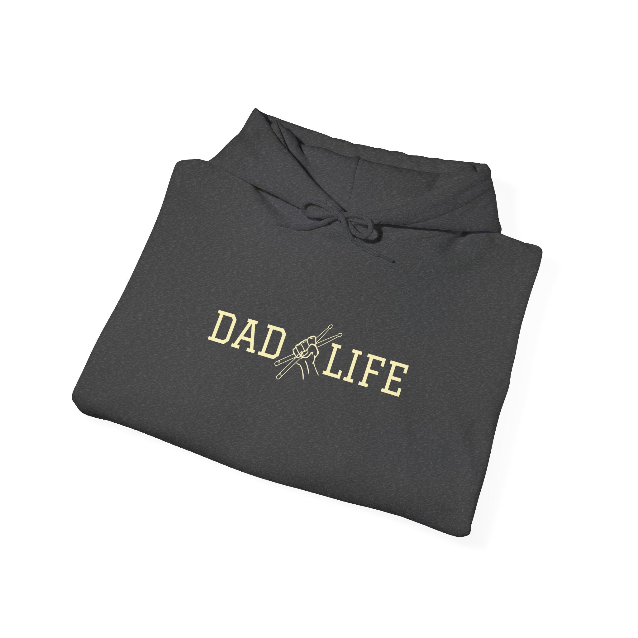 Dad Life Drummer Hoodie – Drumming Dad Sweatshirt