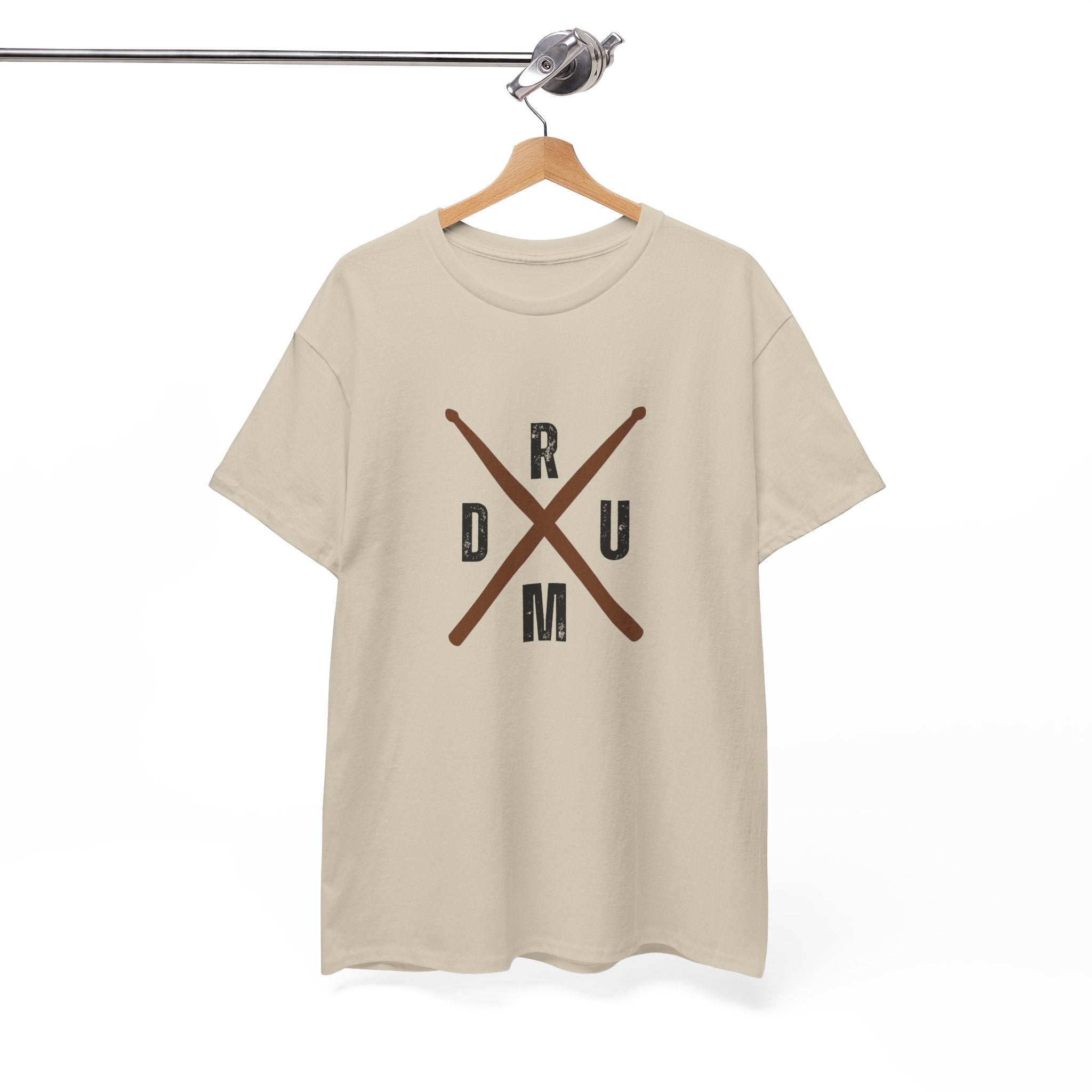 Drumsticks Crossed T-Shirt - Drummer Graphic Tee Drum Musician Shirt