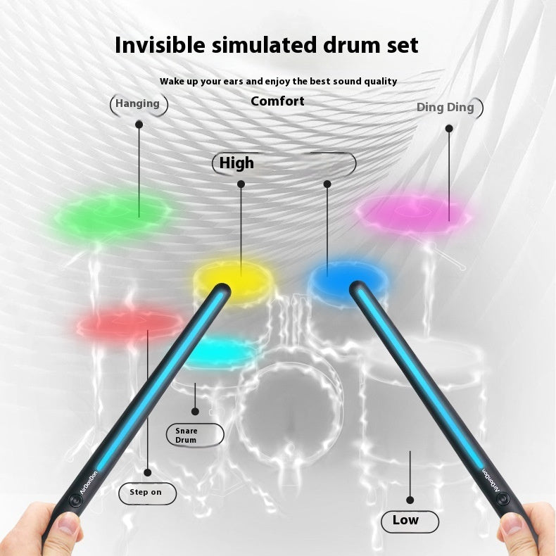 Air Drum Kit – Portable Invisible Drum Set