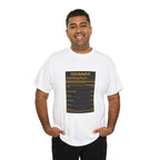 Drummer Nutritional Facts T-Shirt – Drummer Gift Shirt, Percussion Player Tee