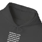 Paradiddle Rudiment Hoodie - Minimal Drummer Sweatshirt Drum Pattern Pullover