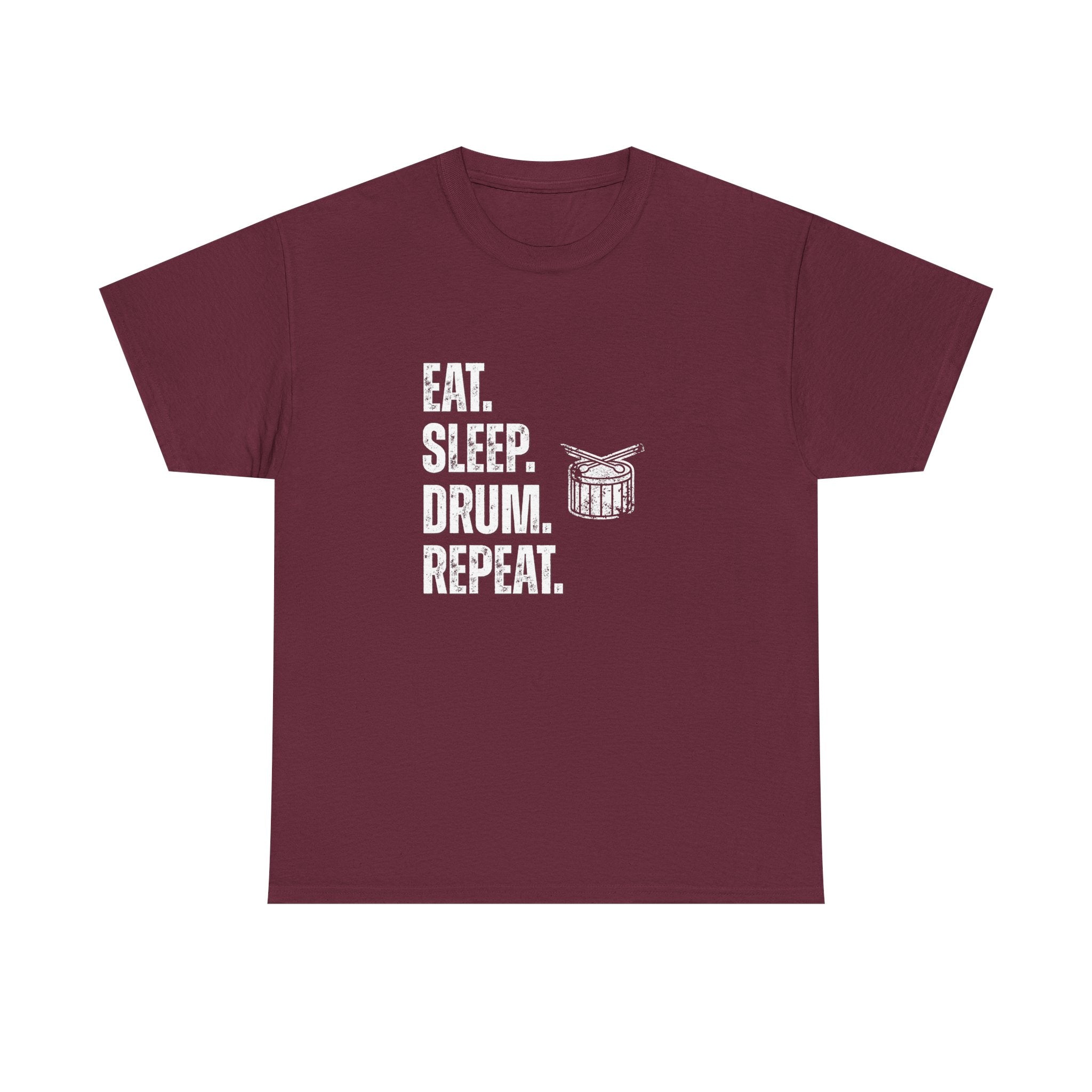Eat Sleep Drum Repeat T-Shirt - Drummer Graphic Tee