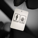 Your Dad My Dad Drummer Car Freshener – Drummer Dad Car Accessory