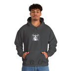 Drummer Vitruvian Hoodie - Drum Kit Graphic Sweatshirt for Drummers