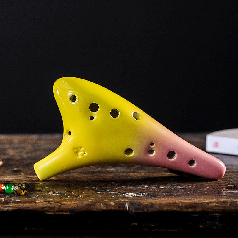 Ceramic Ocarina - 12 Holes Smooth Ethereal Melodies