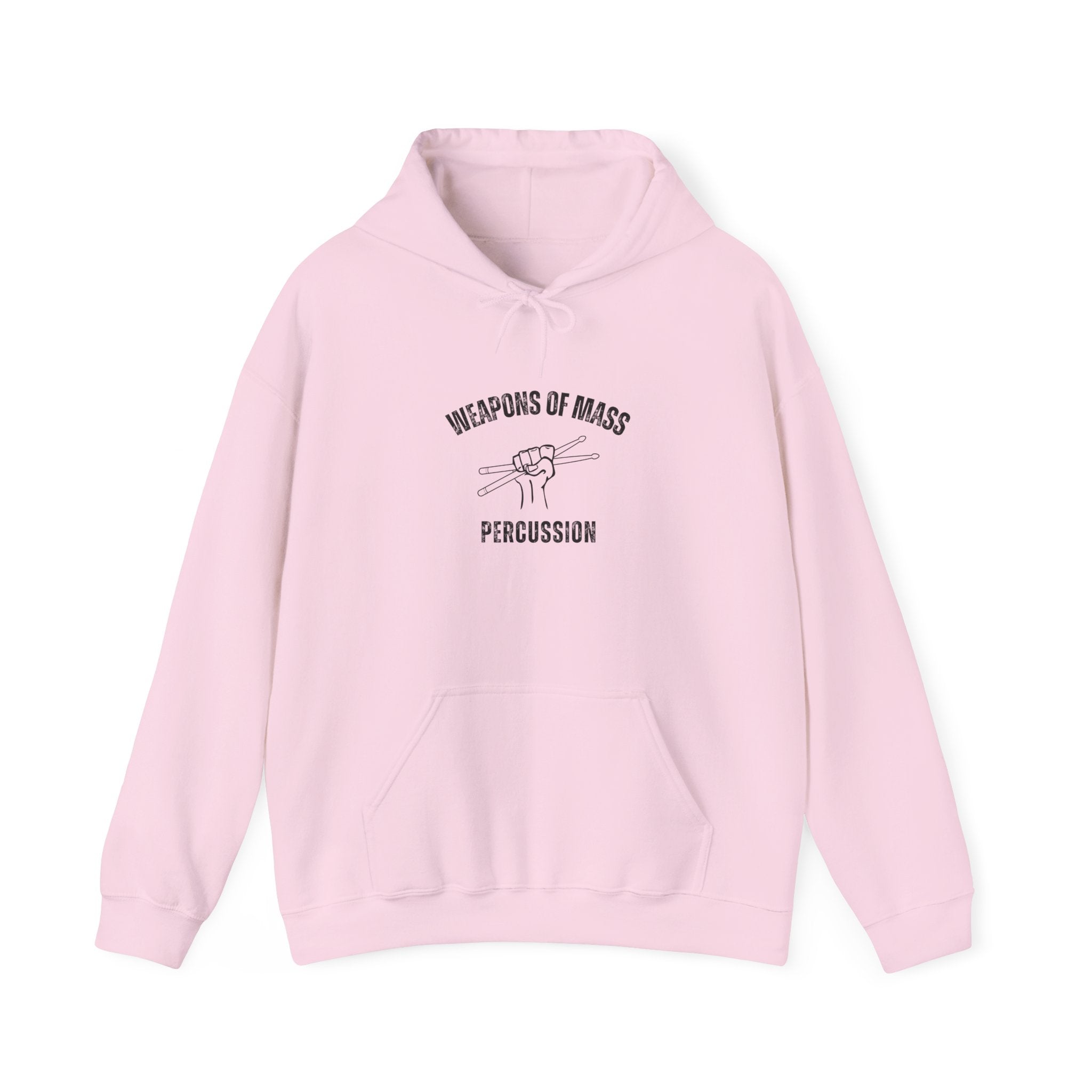 Weapons of Mass Percussion Hoodie - Drummer Sweatshirt Music Rhythm Pullover