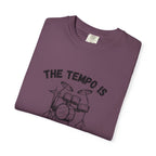 The Tempo Is Whatever I Say It Is - Funny Drum Kit Graphic Tee
