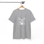 Drummer Vitruvian T-shirt - Drum Kit Graphic Tee Musician Shirt