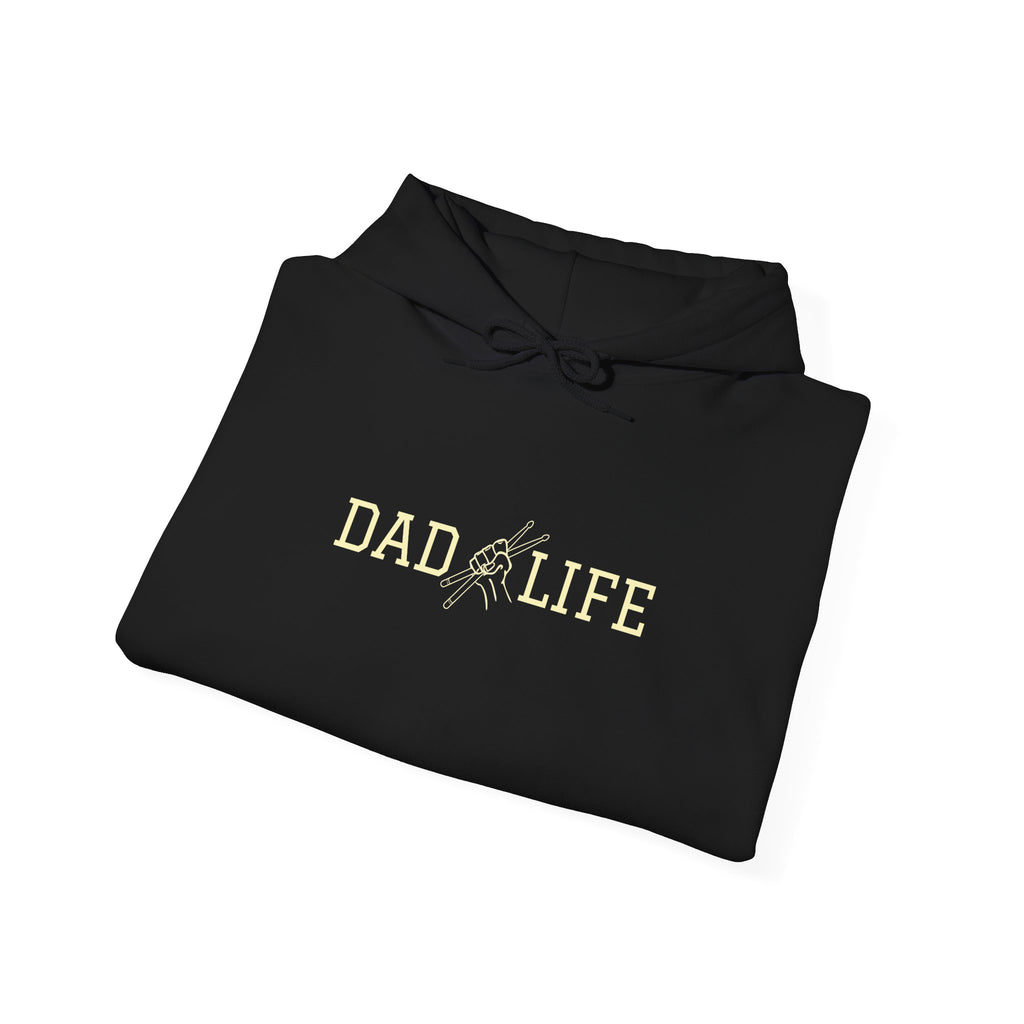 Dad Life Drummer Hoodie – Drumming Dad Sweatshirt
