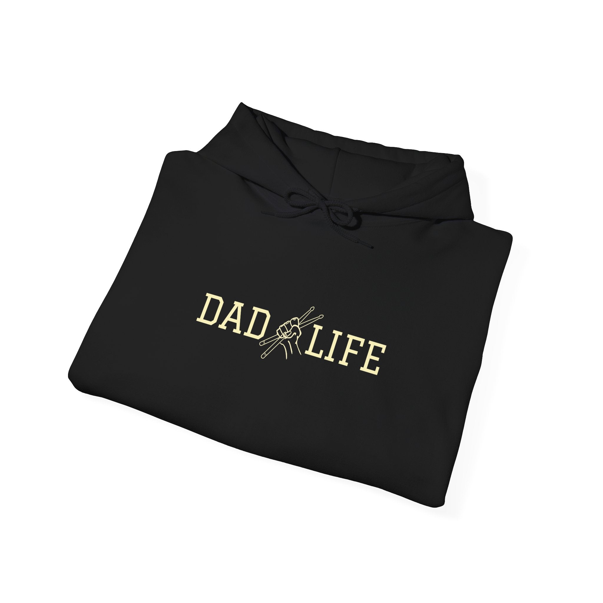 Dad Life Drummer Hoodie – Drumming Dad Sweatshirt