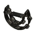 Half-Moon Tambourine with Double Row Jingles – Easy Grip