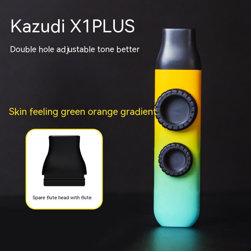 Double Flute Kazoo - Dual Hole Adjustable Sound