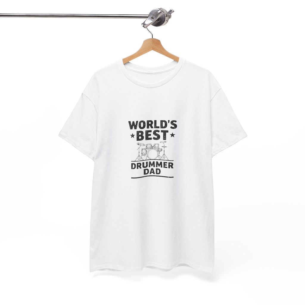 World's Best Drummer Dad T-Shirt - Drumming Gift for Dad