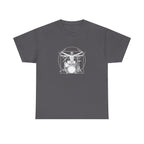 Drummer Vitruvian T-shirt - Drum Kit Graphic Tee Musician Shirt
