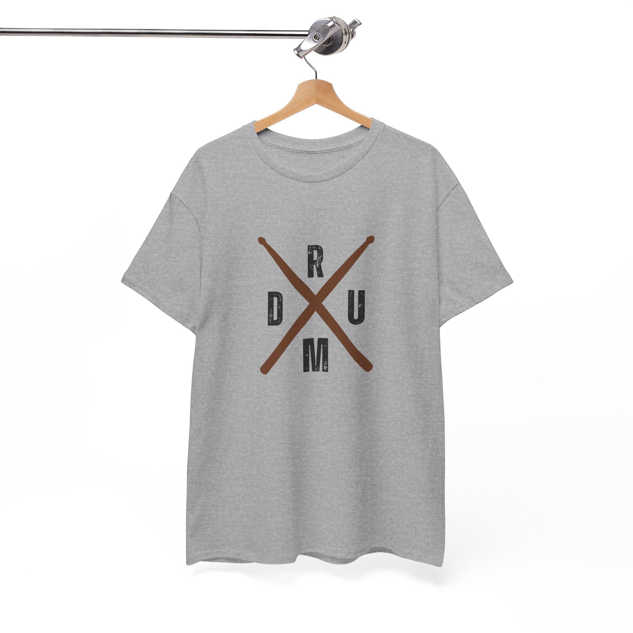 Drumsticks Crossed T-Shirt - Drummer Graphic Tee Drum Musician Shirt