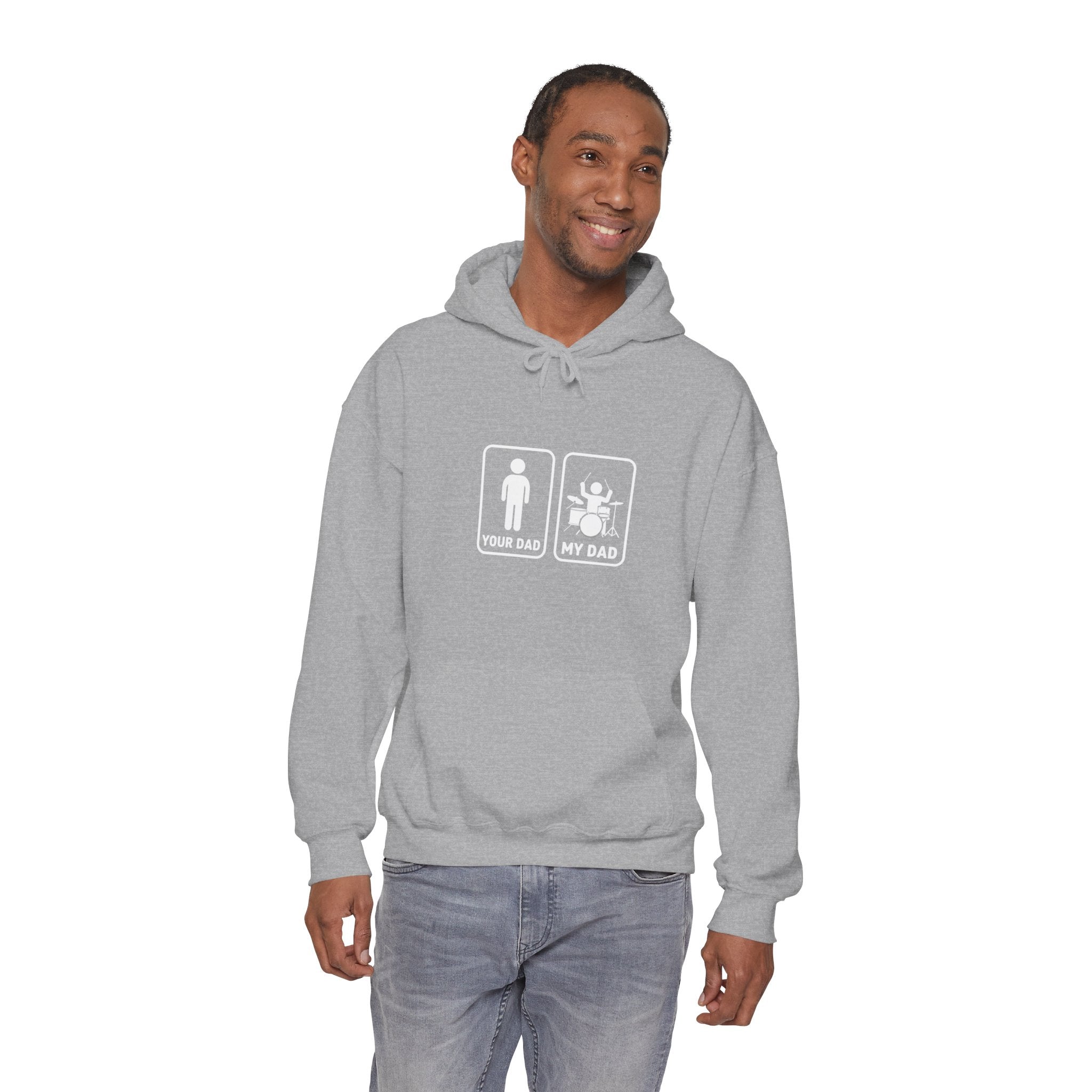Your Dad My Dad Drummer Hoodie – Drummer Dad Sweatshirt