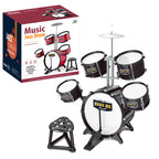 Kids Drum Set – Beginner Percussion Drum Kit with Stool for Early Music Learning