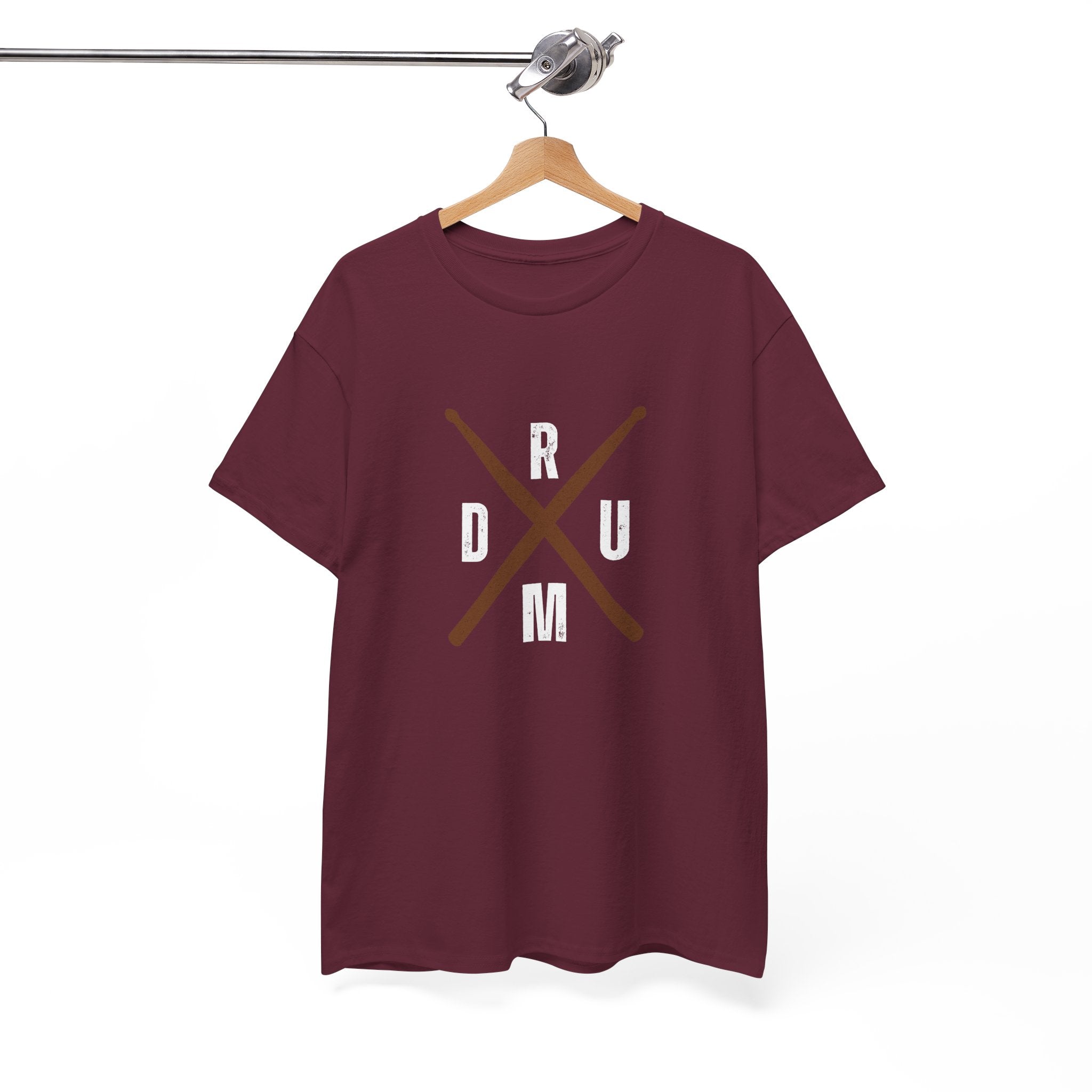 Drumsticks Crossed T-Shirt - Drummer Graphic Tee Drum Musician Shirt
