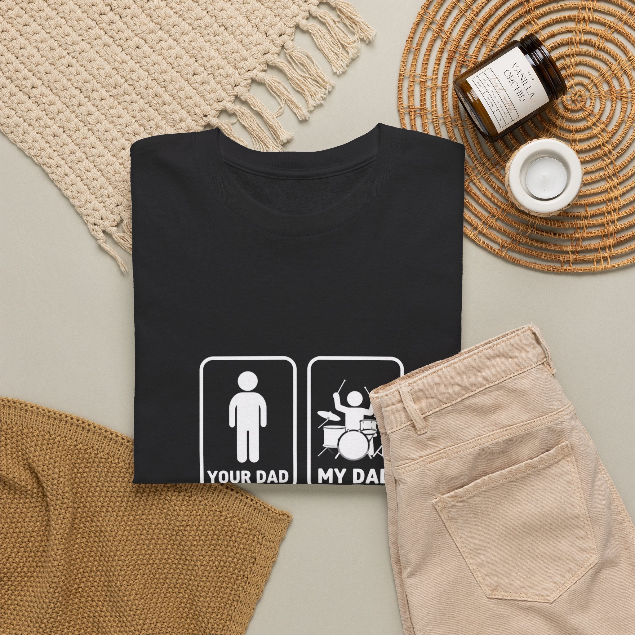 Your Dad My Dad Drummer T-Shirt - Drummer Dad Shirt, Gift for Drummer Dad