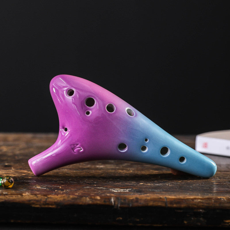 Ceramic Ocarina - 12 Holes Smooth Ethereal Melodies