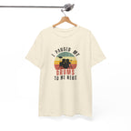 I Paused My Drums to Be Here T-Shirt - Retro Drum Kit Graphic Tee for Drummers