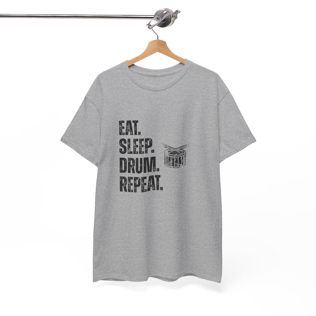 Eat Sleep Drum Repeat T-Shirt - Drummer Graphic Tee