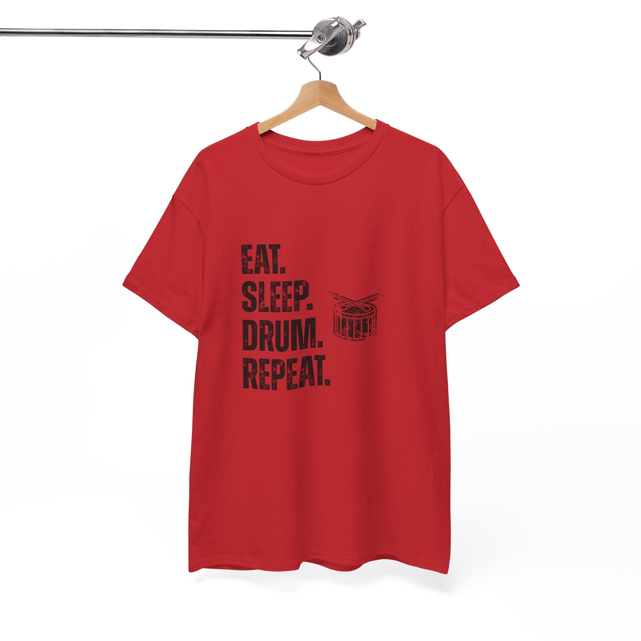 Eat Sleep Drum Repeat T-Shirt - Drummer Graphic Tee