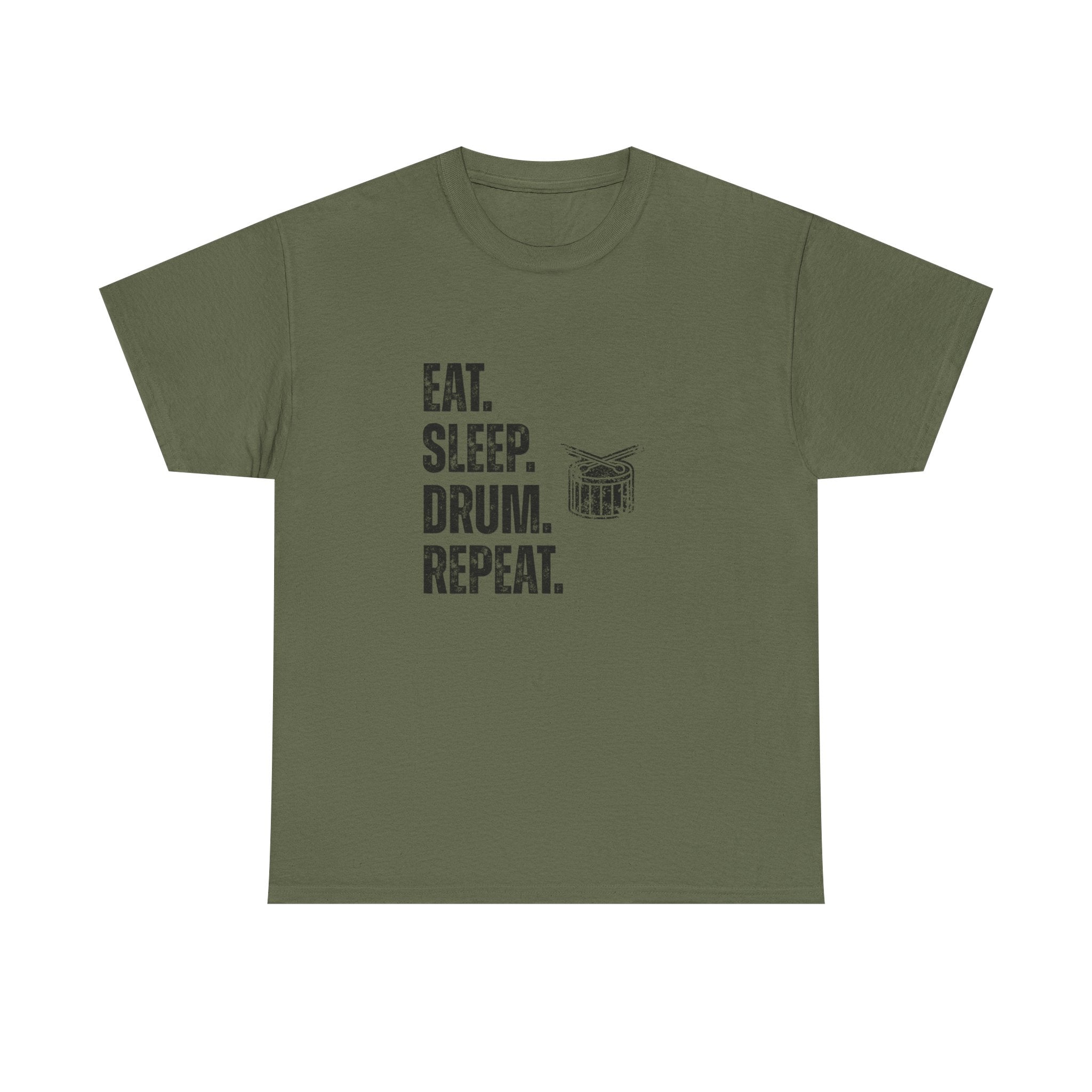 Eat Sleep Drum Repeat T-Shirt - Drummer Graphic Tee