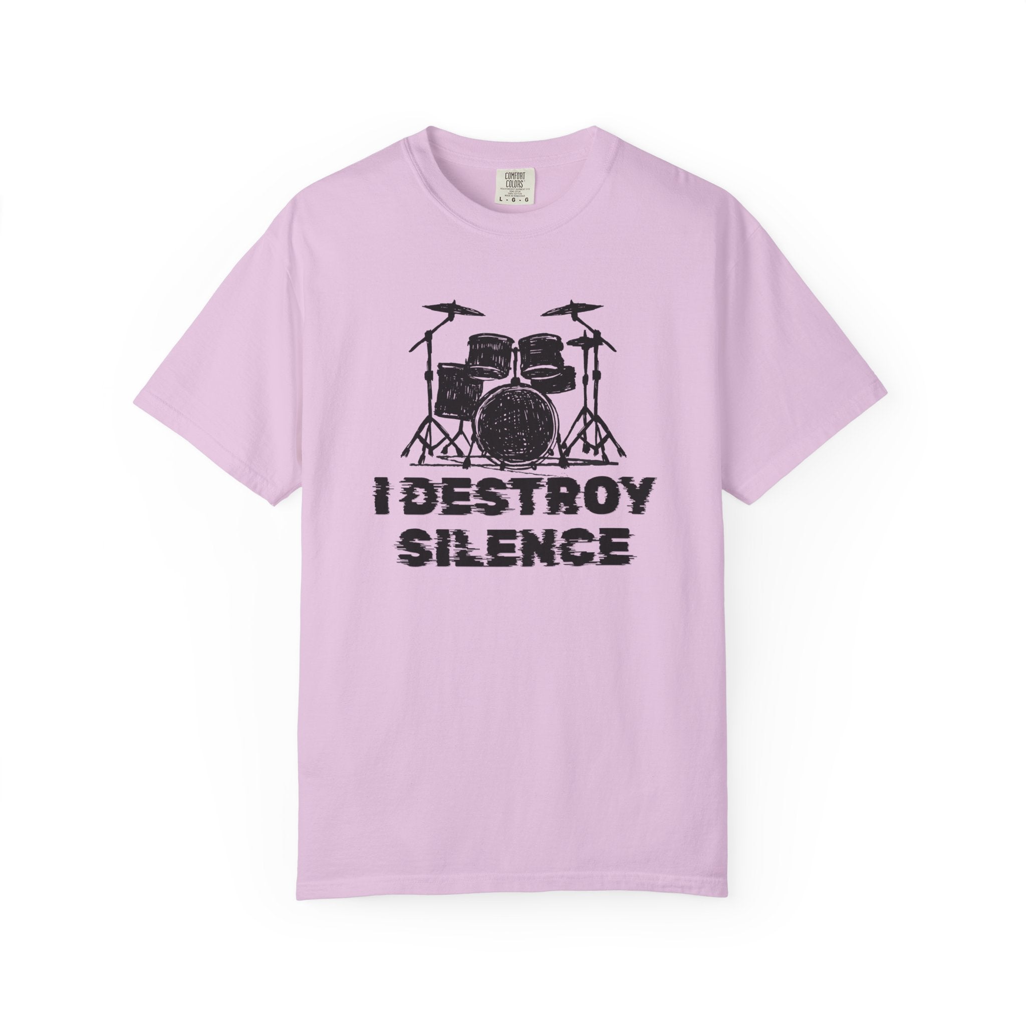 "I Destroy Silence" - Drummer Graphic Tee