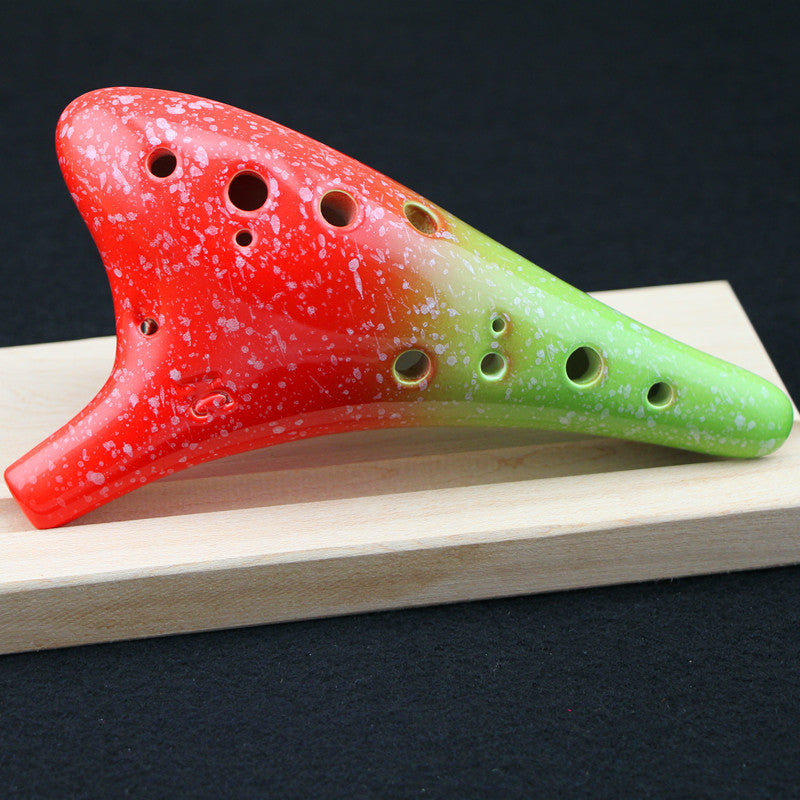 Ceramic Ocarina - 12 Holes Smooth Ethereal Melodies