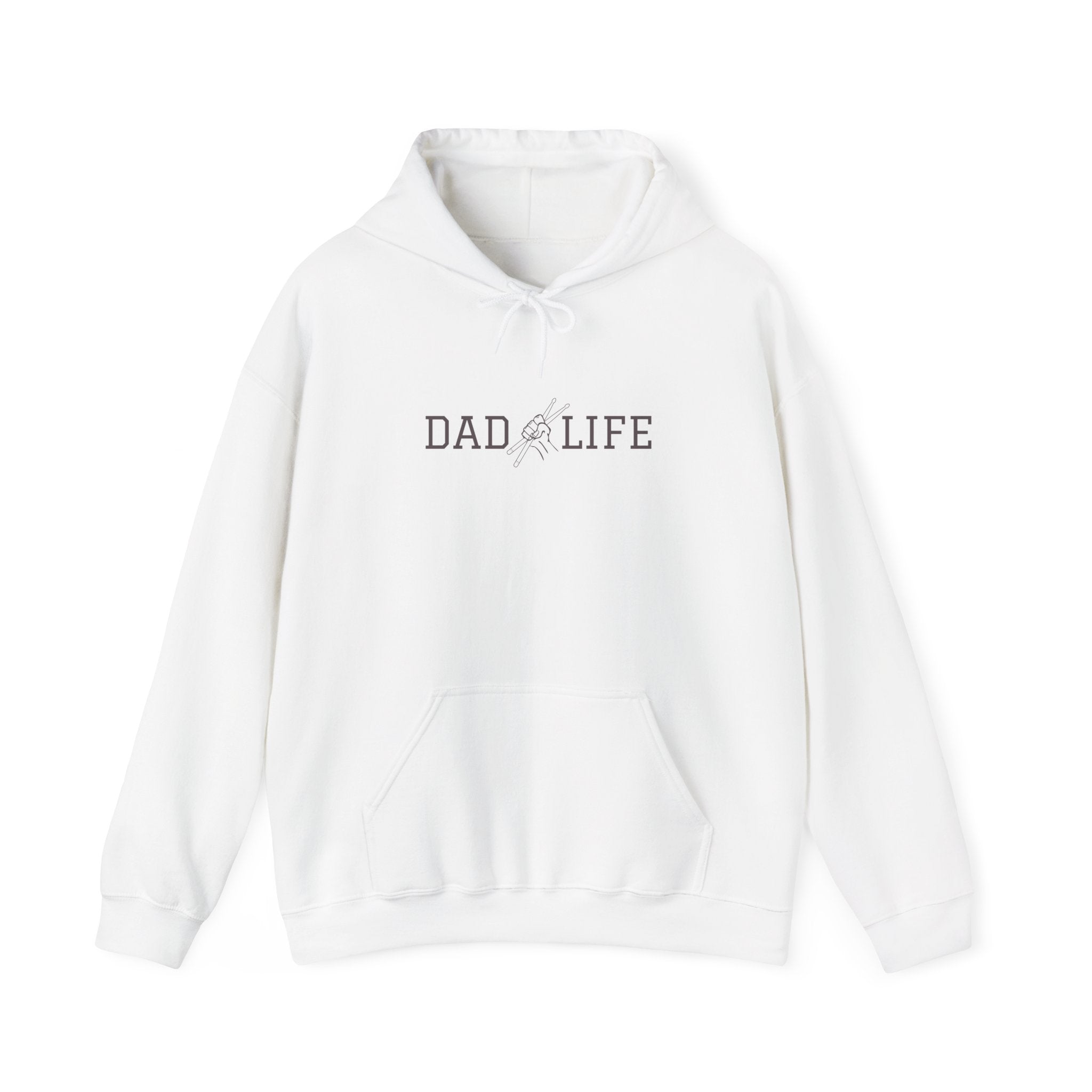 Dad Life Drummer Hoodie – Drumming Dad Sweatshirt