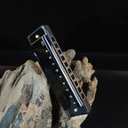 Titanium Metal Harmonica - 10 Hole C Key Lightweight & Durable