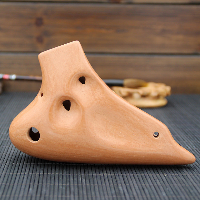 Double-Pipe Ocarina – Alto C Handmade Ceramic