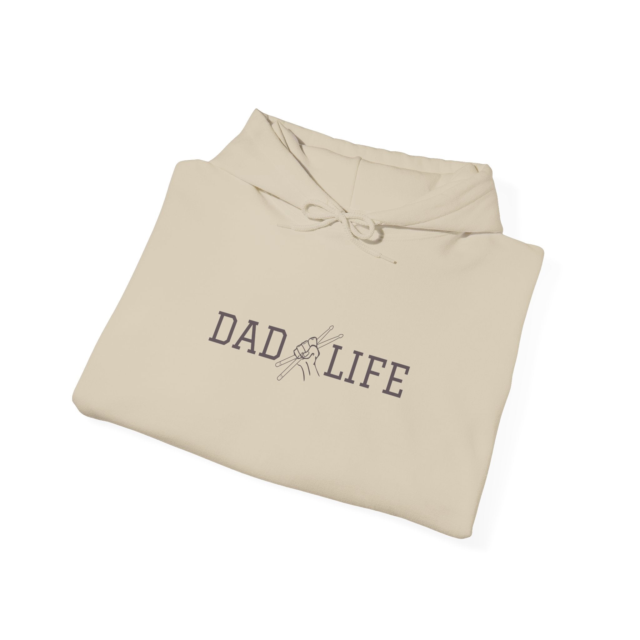 Dad Life Drummer Hoodie – Drumming Dad Sweatshirt