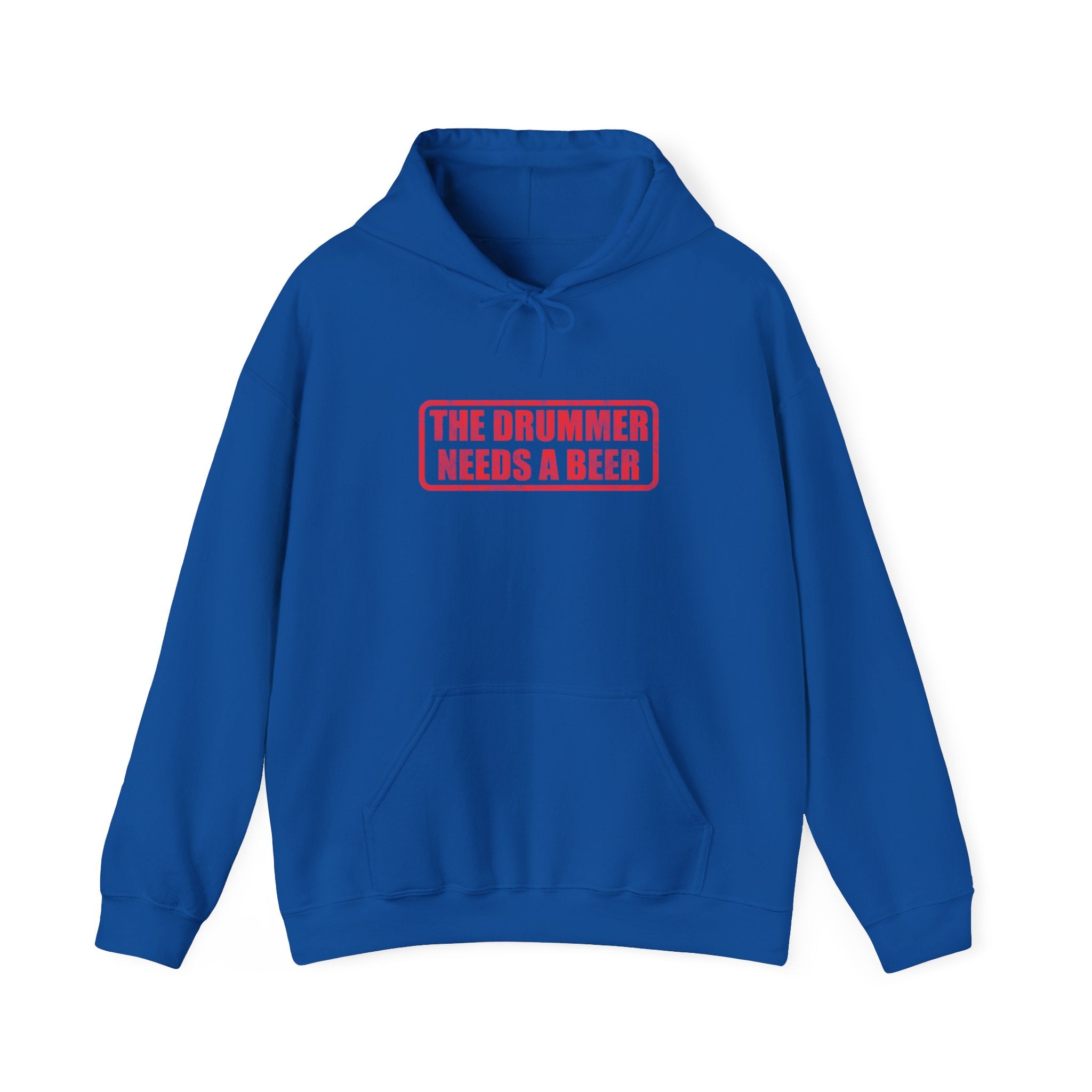The Drummer Needs A Beer Hoodie - Funny Musician Sweatshirt for Drum Players & Band Gifts