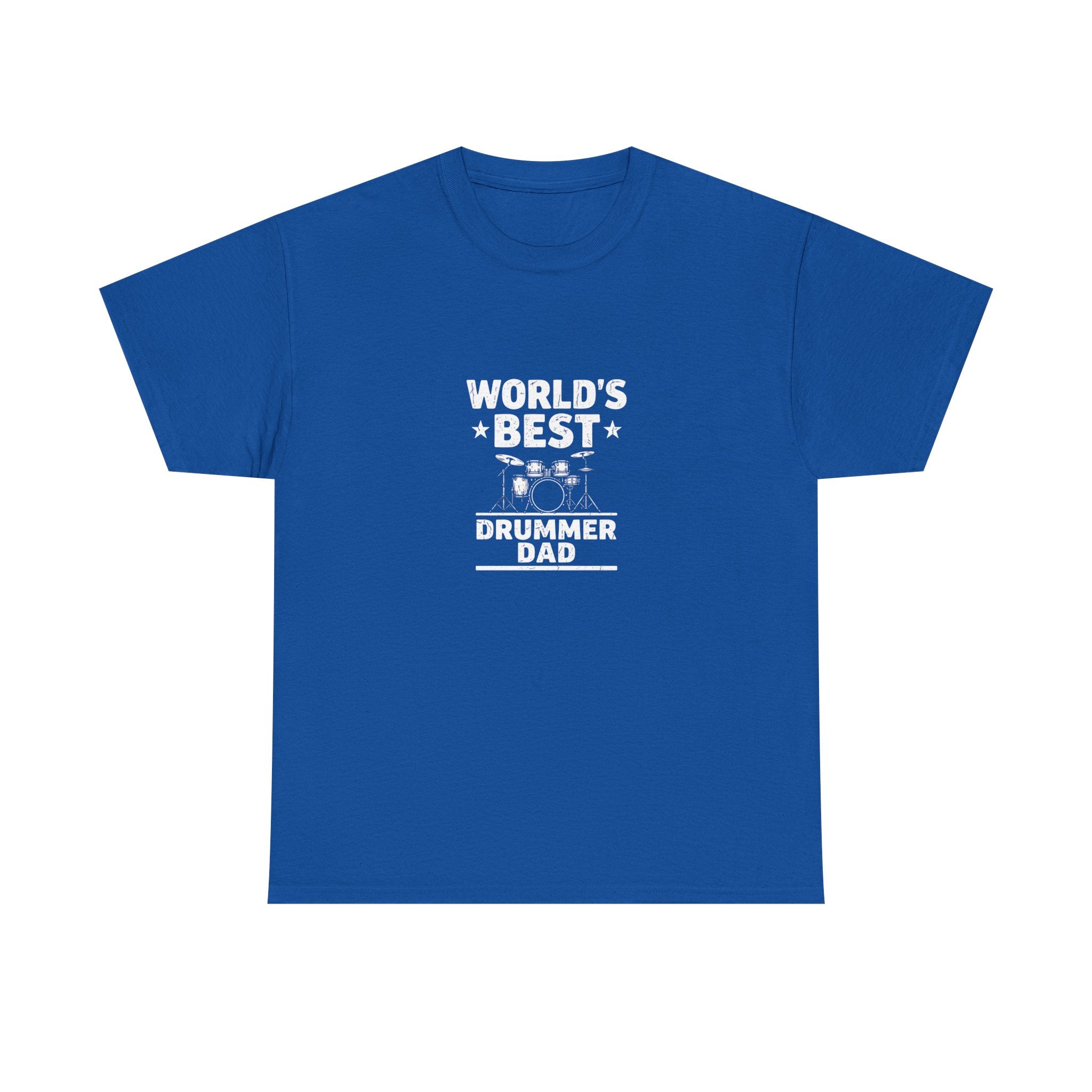 World's Best Drummer Dad T-Shirt - Drumming Gift for Dad