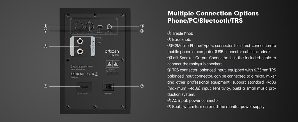 Dual-Mode Studio Monitors – Active Bluetooth 5.3 Near-Field Speakers for Home Studio