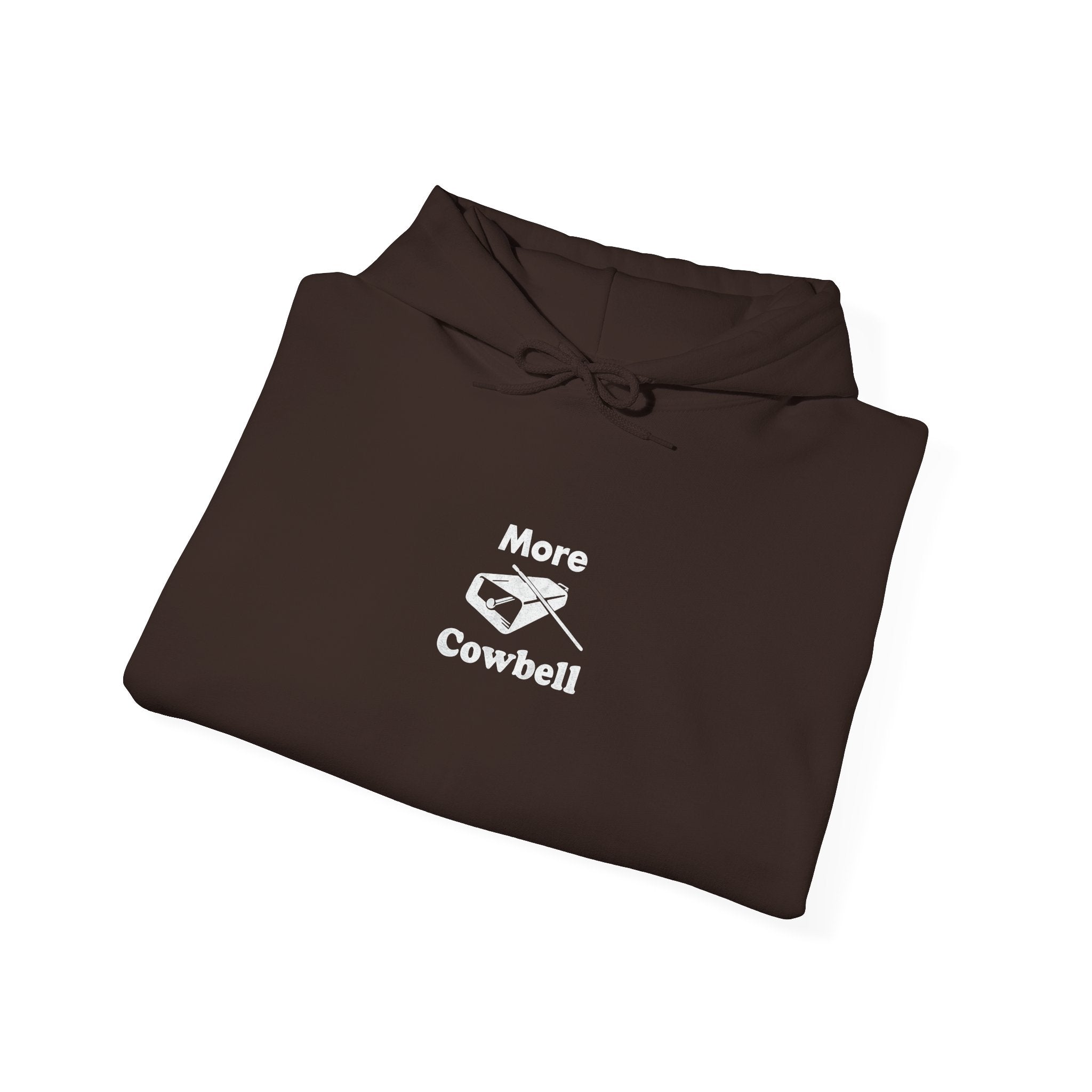 More Cowbell Hoodie - Funny Drummer Sweatshirt Music Pullover