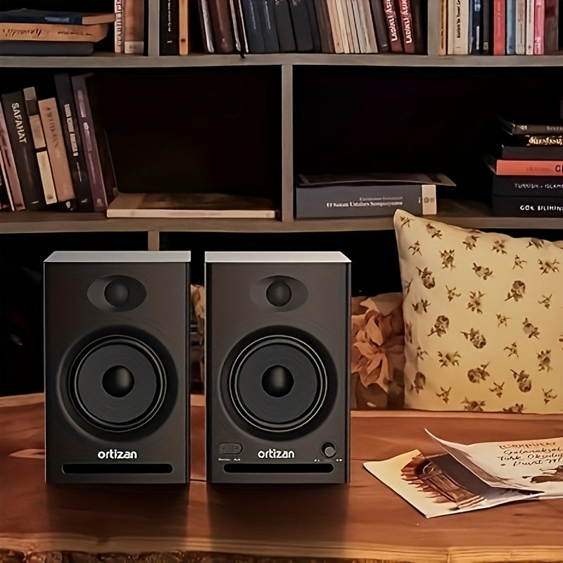 Dual-Mode Studio Monitors – Active Bluetooth 5.3 Near-Field Speakers for Home Studio